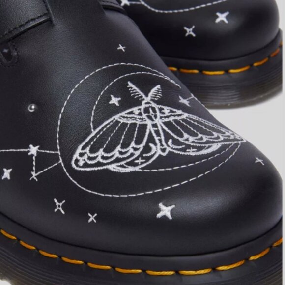 Dr. Martens JORGE II CELESTIAL MOTH EMBROIDERED MULES MSRP$210 Chic & Grunge - Picture 15 of 16